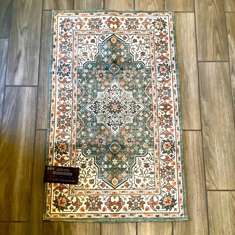 Modern Home Woven Washable Utility or Bath Rug-2’ x 3.33’